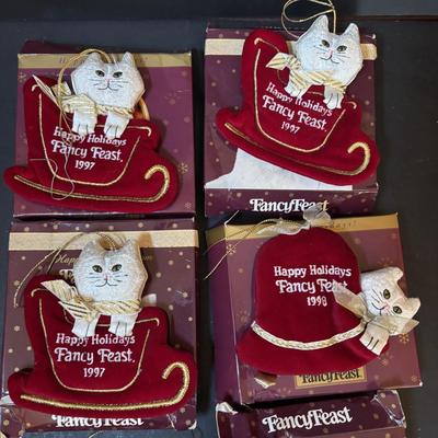 LOT 293: Fancy Feast Holiday Ornaments (20plus w/duplicates)