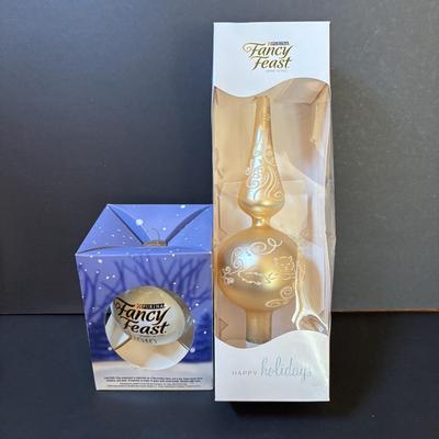 LOT 294: Fancy Feast Holiday Ornaments