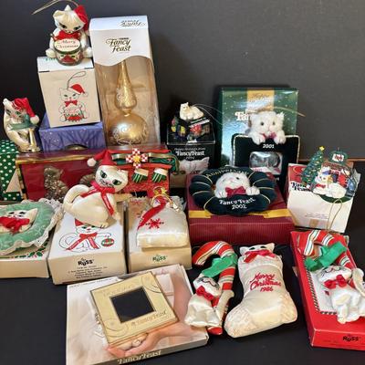 LOT 294: Fancy Feast Holiday Ornaments