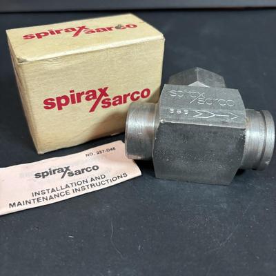 LOT 295: Spirax Sarco 1/2" TD-52 Thermo-Dynamic Steam Trap 3.5 PSI to 600PSI