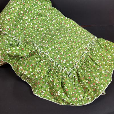 LOT 296: Vintage Unmarked Cast Aluminum Lamb/Sheep 2-Piece Candy Mold, Vintage Framed Needlepoint " Girl at the Window" &...