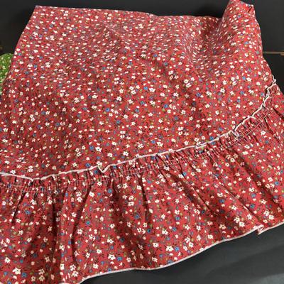 LOT 296: Vintage Unmarked Cast Aluminum Lamb/Sheep 2-Piece Candy Mold, Vintage Framed Needlepoint " Girl at the Window" &...