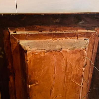 LOT 299: Antique Home Altar of the Holy Family Contraternity Established by Apastolic Lettters of Pope Leo XII, Dated June 14th 1892