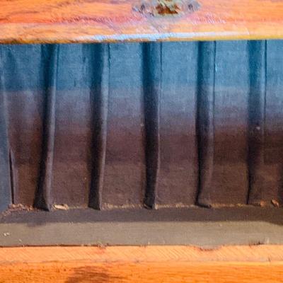 LOT 300: Antique Holy Family Last Rites Shadow Box Wall Art