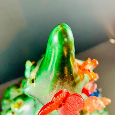 LOT 303: Vintage Ceramic Mold Christmas Tree with Base