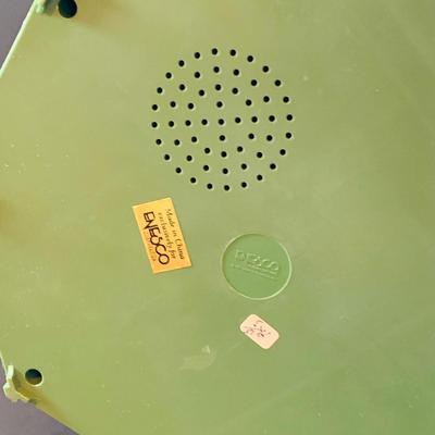 LOT 305: Enesco Santa's Work Musical Decoration with Cassettee Player and Origianl Box