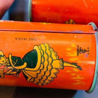 LOT 310: Vintage Tin Halloween and Other Noise Makers by Kirchof and Others