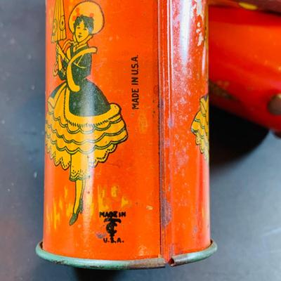 LOT 310: Vintage Tin Halloween and Other Noise Makers by Kirchof and Others