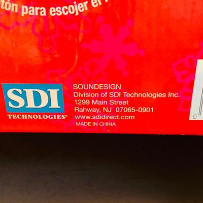 LOT 312: Collection of Holiday Home Decorations Including a Clock, Snow Globe and Fountian - All with Original Boxes