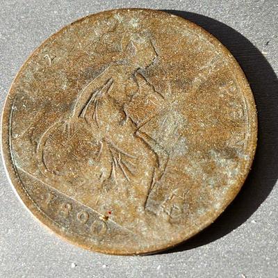 1890 English Coin - Queen Victoria