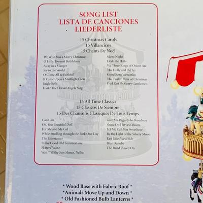 LOT 315: Mr Christmas Anitmated Musical Double Decker Carousel with Box