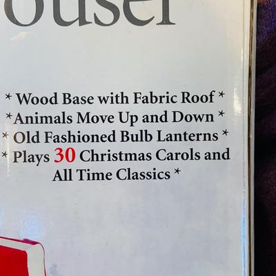 LOT 315: Mr Christmas Anitmated Musical Double Decker Carousel with Box