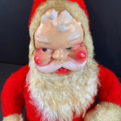 LOT 319: Vintage Rushton Style Santa, Dankin Dream Pet Reindeer and More