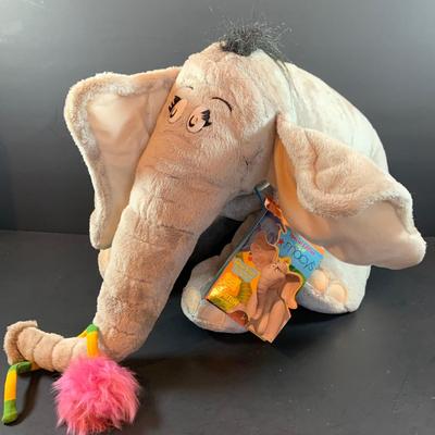 LOT 320: Dr. Seuss Collection Featuring 1957 Ed of Cat in the Hat with Dust Jacket, Two (2) Cat In the Hat and a Horton Plushes, and...