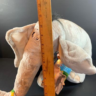 LOT 320: Dr. Seuss Collection Featuring 1957 Ed of Cat in the Hat with Dust Jacket, Two (2) Cat In the Hat and a Horton Plushes, and...