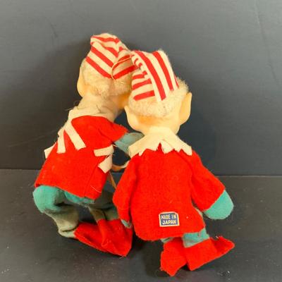 LOT 321: Collection of Vintage Holiday Elfs and Knee Huggers and a Vintage Fenwick the Elf Vinyl Album
