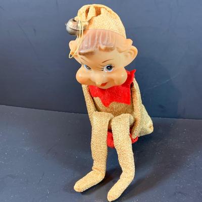 LOT 321: Collection of Vintage Holiday Elfs and Knee Huggers and a Vintage Fenwick the Elf Vinyl Album