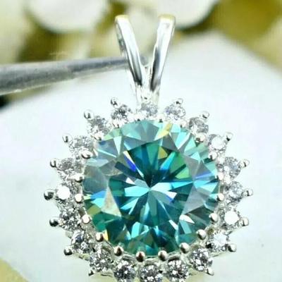 5 Ct Lab Created Pendant