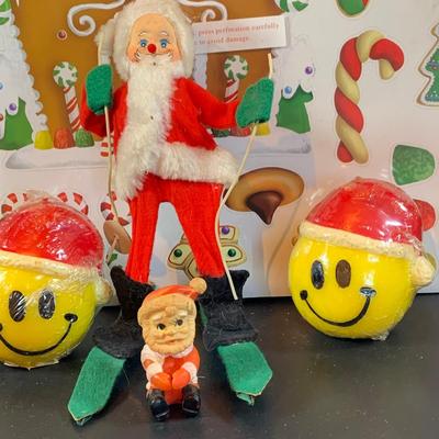 LOT352: A Varied Assortment of Vintage Holiday Ornament, Decorations and More