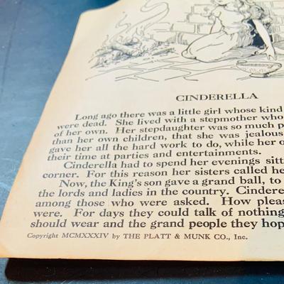 LOT 357: Vintage Childrens Toys, Games, and Books Including a Toy Piano and Ememee Toy Accordion