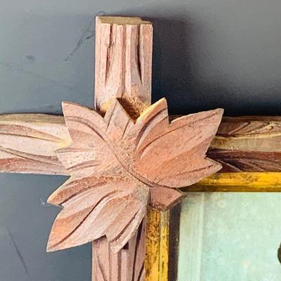 LOT 358: Vintage/Antique Wood Framed 19th Century Themed Wall Art