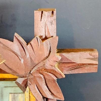 LOT 358: Vintage/Antique Wood Framed 19th Century Themed Wall Art