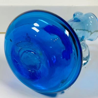 LOT 359: Colorful Art Glass Collection Including Glass Boots, Top Hat Small PItchers, Vases, Wheaton Ink Well