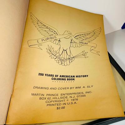 LOT 365: Collection of Patriotic Memorabilia Including Wooden Liberty Bell, Lincoln Paper Weight, Ink Well and Pen. and Much More