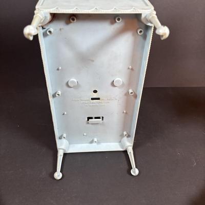 LOT 406: Vintage Doll Collection: Irwin Kewpie Doll, Plastic Doll w/Sleepy Eyes, Blue Doll Crib, Rubber Salvation Army Doll, Squeaky...