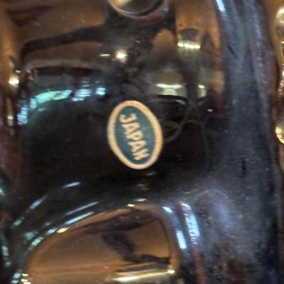 LOT 409: Vintage Hobo w/Lamp Post & Red-Light Nose Open Bar Light, Fireman w/Red-Light Nose, Novelty Shot Glasses, The...