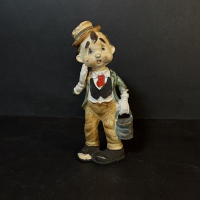 LOT 409: Vintage Hobo w/Lamp Post & Red-Light Nose Open Bar Light, Fireman w/Red-Light Nose, Novelty Shot Glasses, The...