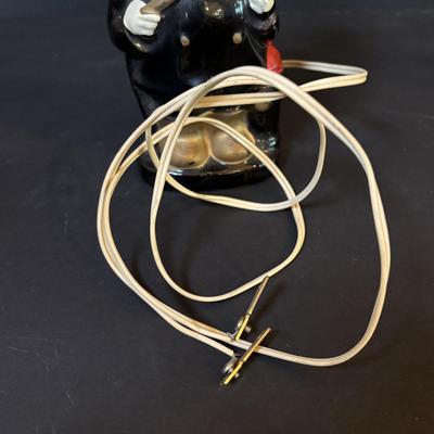 LOT 409: Vintage Hobo w/Lamp Post & Red-Light Nose Open Bar Light, Fireman w/Red-Light Nose, Novelty Shot Glasses, The...