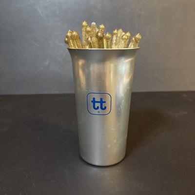 LOT 409: Vintage Hobo w/Lamp Post & Red-Light Nose Open Bar Light, Fireman w/Red-Light Nose, Novelty Shot Glasses, The...