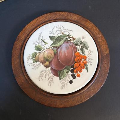 LOT 410: Vintage Brass Kitchen Utensils w/Hanging Rack, Brass Teapot, Spoon Holders & Spoons