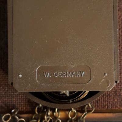 LOT 411: Mini Wall Clock Collection: Hummel West Germany, Wooden Sweethearts - West Germany, Linden Owl -Germany