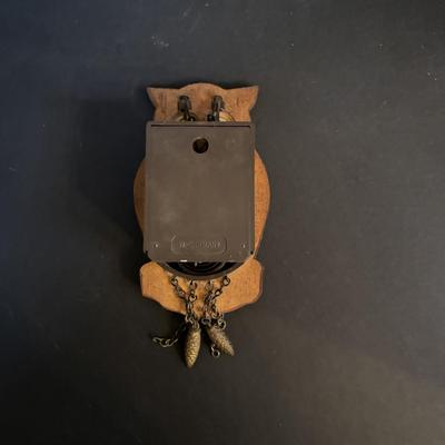 LOT 411: Mini Wall Clock Collection: Hummel West Germany, Wooden Sweethearts - West Germany, Linden Owl -Germany