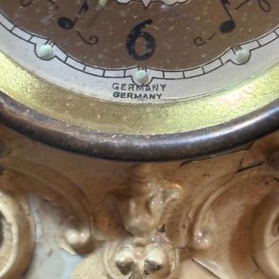 LOT 413: Goebel W. Germany White Swan ZV161 Candy Dish, Semca Travel Rhinestone Alarm Clock-Germany, Sheffield Clock-Germany, Lenox...