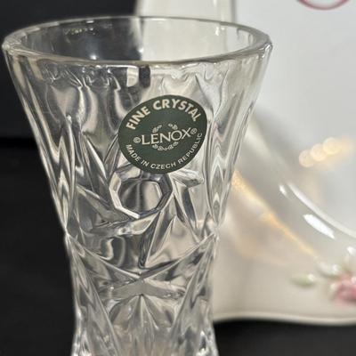 LOT 413: Goebel W. Germany White Swan ZV161 Candy Dish, Semca Travel Rhinestone Alarm Clock-Germany, Sheffield Clock-Germany, Lenox...