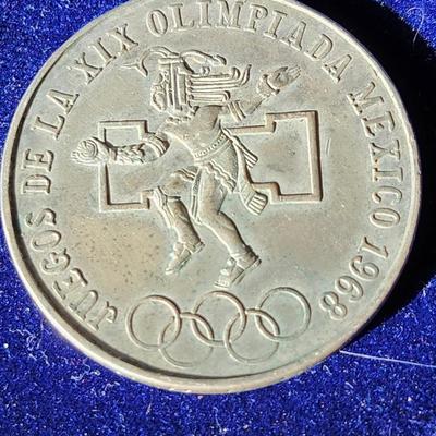 1968 Mexico 25 Pesos