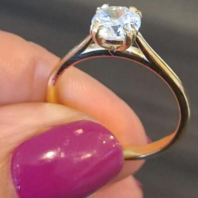 Lab created Diamond Ring