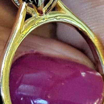 Lab created Diamond Ring