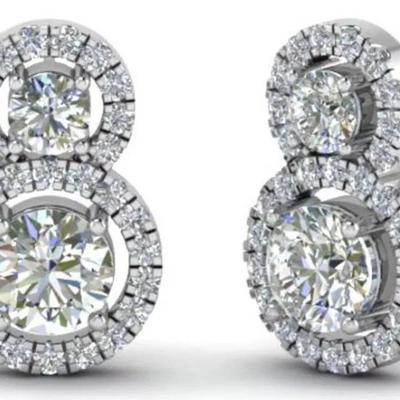 Moissanite Earrings