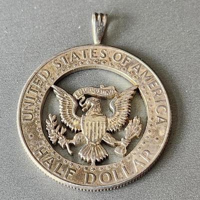 1964 Laser cut Half Dollar