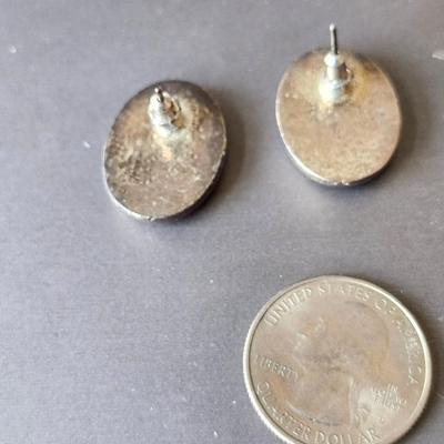 Beautiful Sterling and Deer Bone Earrings
