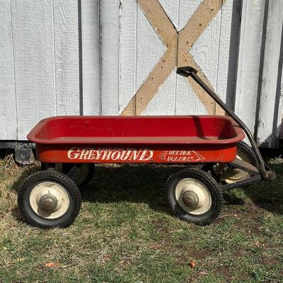 LOT 3S: Vintage Hamilton Greyhound Wagon & Step2 Wagon