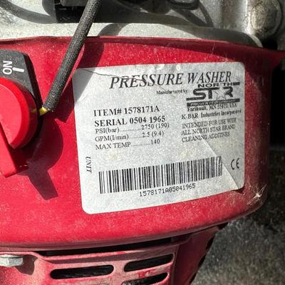 LOT 7S2: North Star Pressure Washer