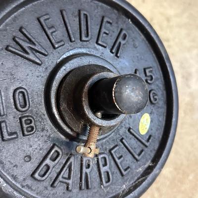 LOT 8B: Collection Of Weights, Weight Bench & Exercise Equipment