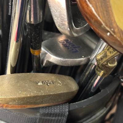 LOT 9B: Golfing Collection - Multiple Sets Of Clubs, Bags, Bag Boy Cart & More