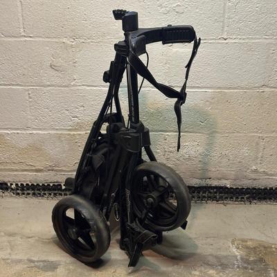 LOT 9B: Golfing Collection - Multiple Sets Of Clubs, Bags, Bag Boy Cart & More