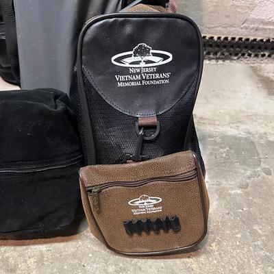 LOT 9B: Golfing Collection - Multiple Sets Of Clubs, Bags, Bag Boy Cart & More